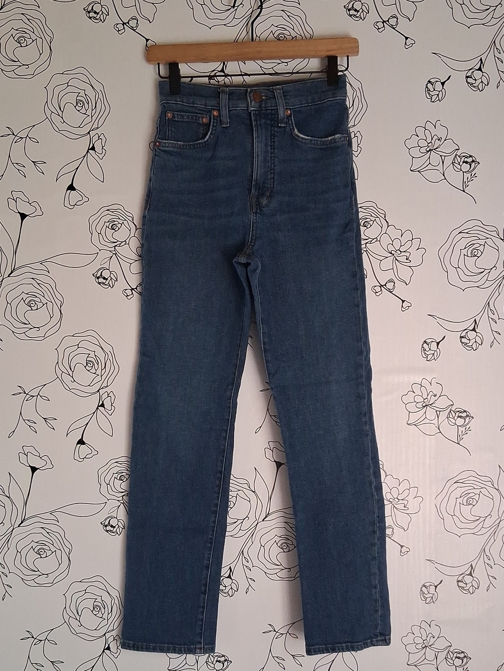 Madewell The Perfect Vintage High-Rise Straight Leg Women’s Jeans - Blue 23